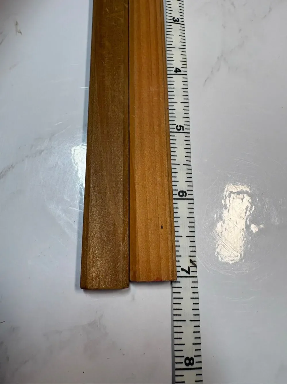 Vintage Flat Carpenter’s Pencils Wood Construction Marking Pencils Lot of 2